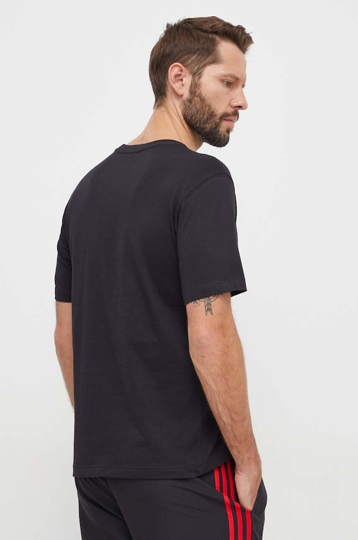 Odzież adidas Originals t-shirt bawełniany Trefoil IU2364 czarny