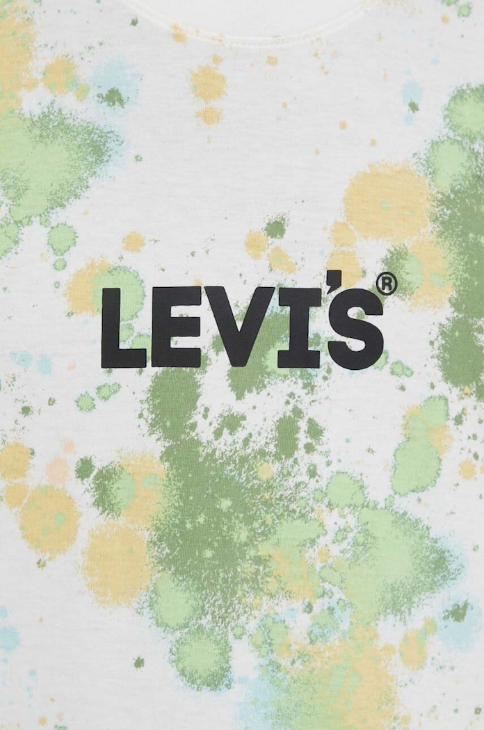 Levi's basic tričko pánske bavlnené RELAXED FIT TEE 16143 biela