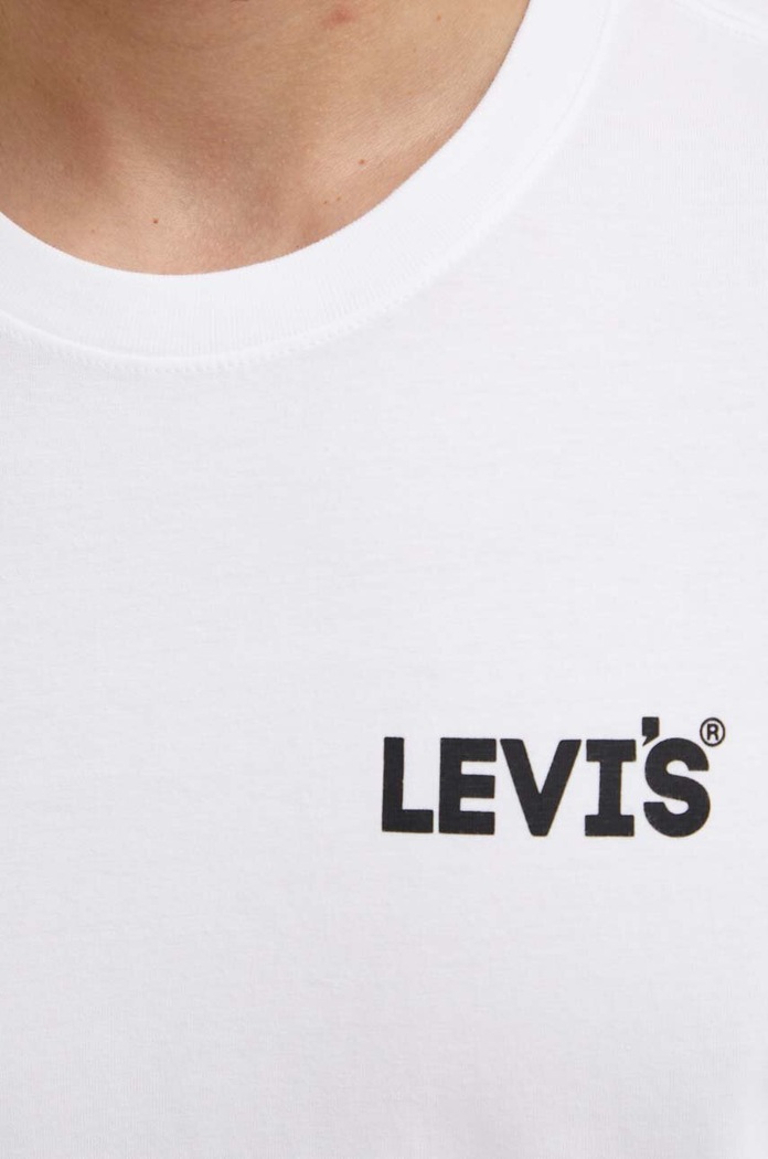 Levi's basic t-shirt ανδρικό βαμβακερό RELAXED FIT TEE 16143 λευκό