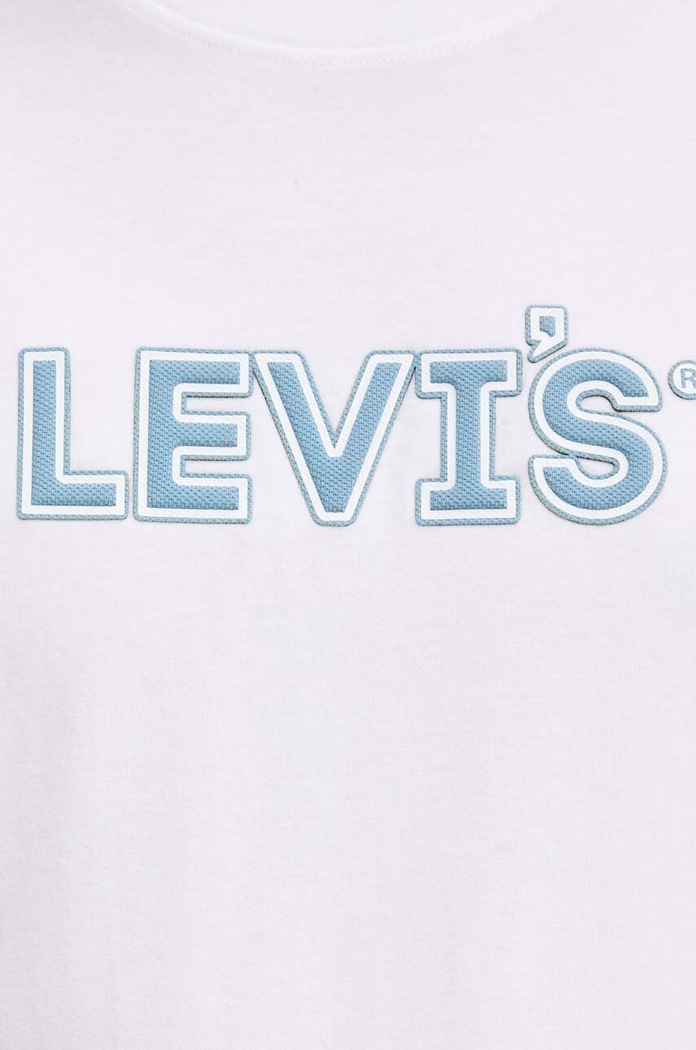 Levi's basic t-shirt ανδρικό βαμβακερό RELAXED FIT TEE 16143 λευκό