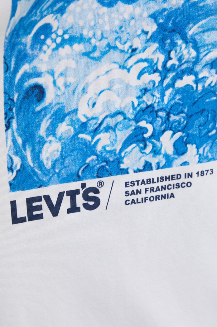Levi's basic majica kratkih rukava muška pamučna RELAXED FIT TEE 16143 bijela