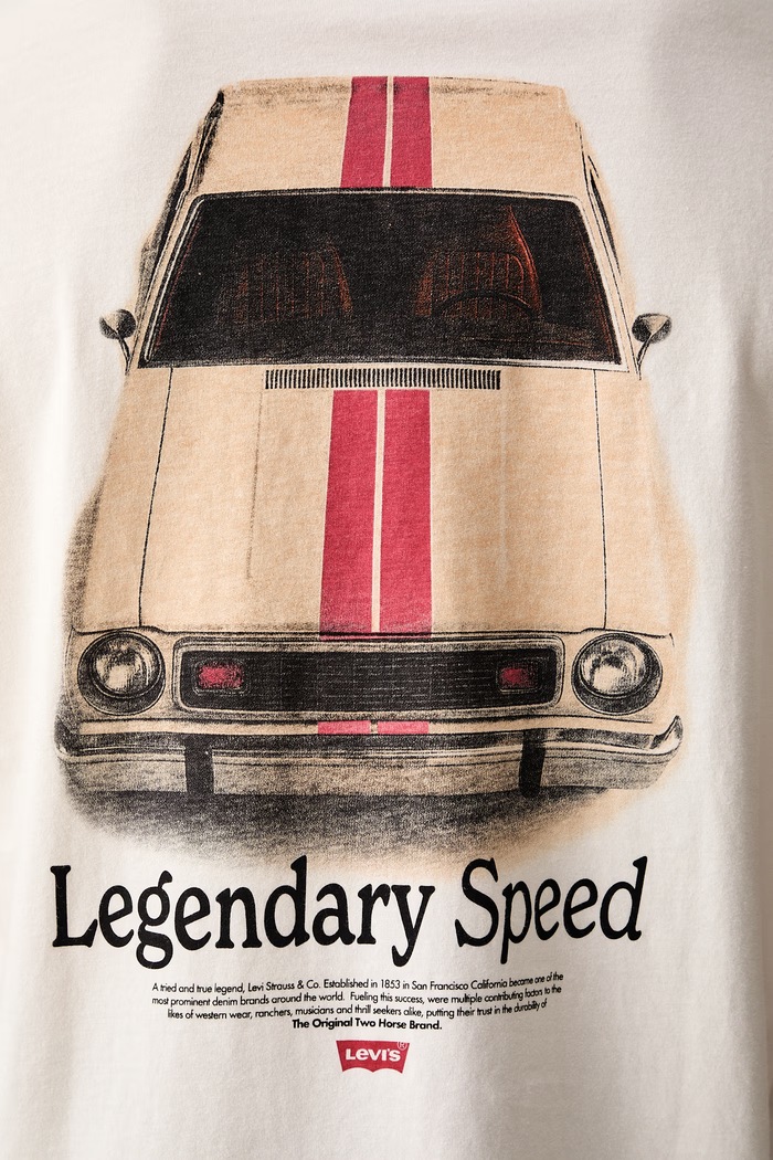 Levi's T-shirt basic męski bawełniany RELAXED FIT TEE 16143 beżowy