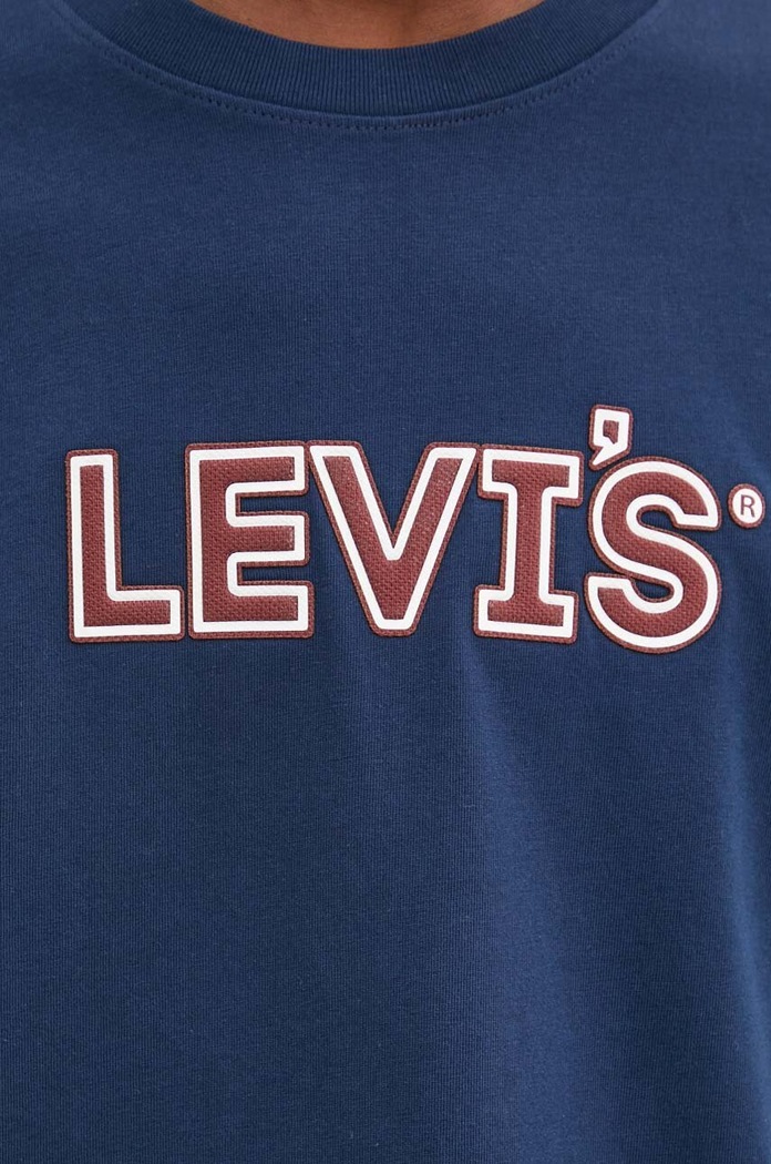 Levi's basic t-shirt ανδρικό βαμβακερό RELAXED FIT TEE 16143 σκούρο μπλε