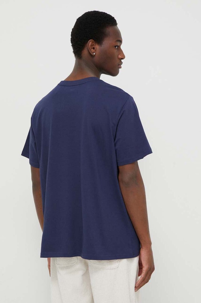 Ρούχα Levi's basic t-shirt ανδρικό βαμβακερό RELAXED FIT TEE 16143 σκούρο μπλε