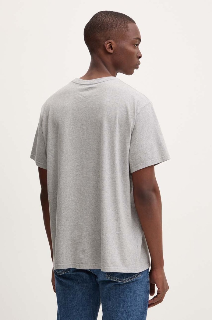 Ρούχα Levi's basic t-shirt ανδρικό βαμβακερό RELAXED FIT TEE 16143 γκρί