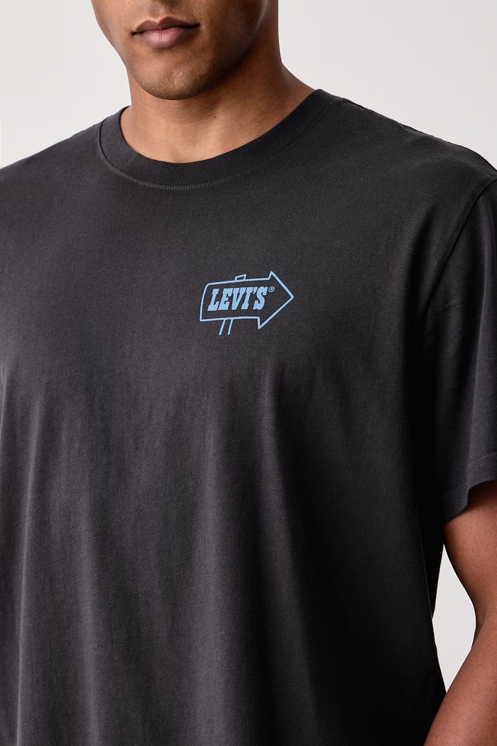 T-shirt basic męski bawełniany RELAXED FIT TEE Levi's 16143 szary