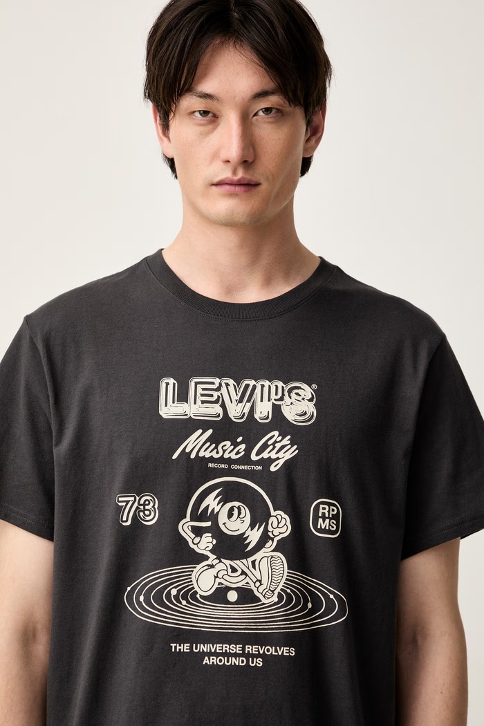 Levi's T-shirt basic męski bawełniany RELAXED FIT TEE szary 16143