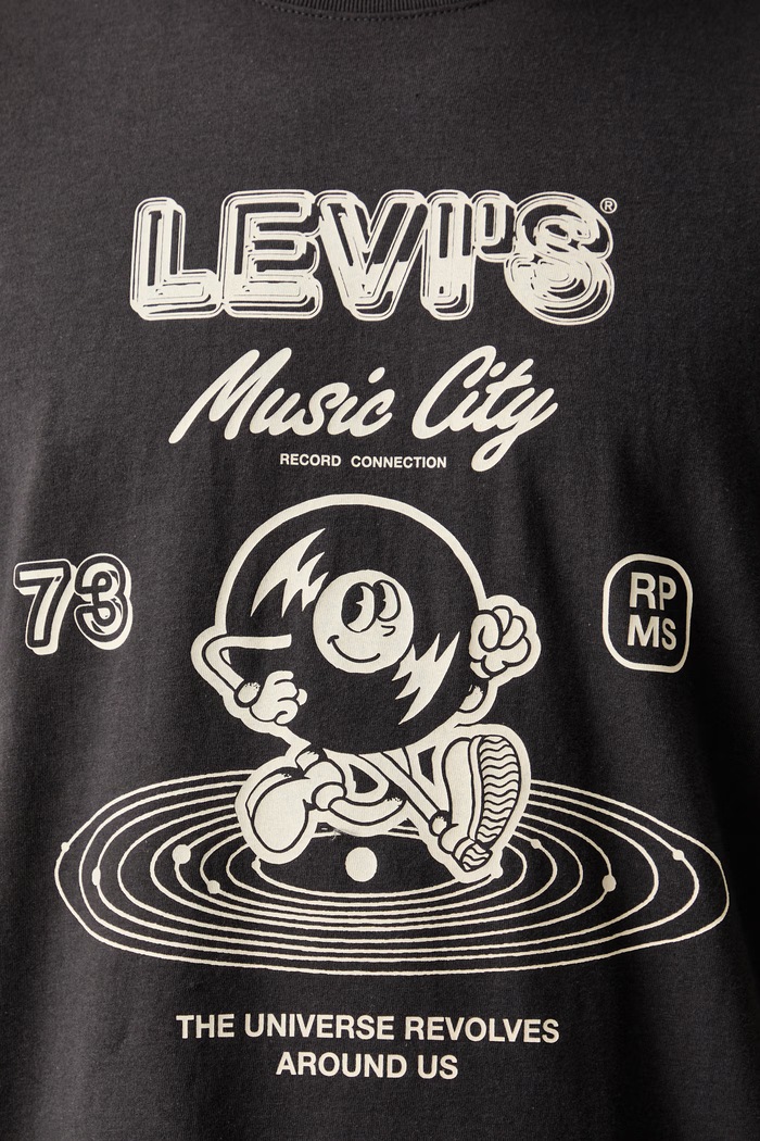Levi's T-shirt basic męski bawełniany RELAXED FIT TEE 16143 szary