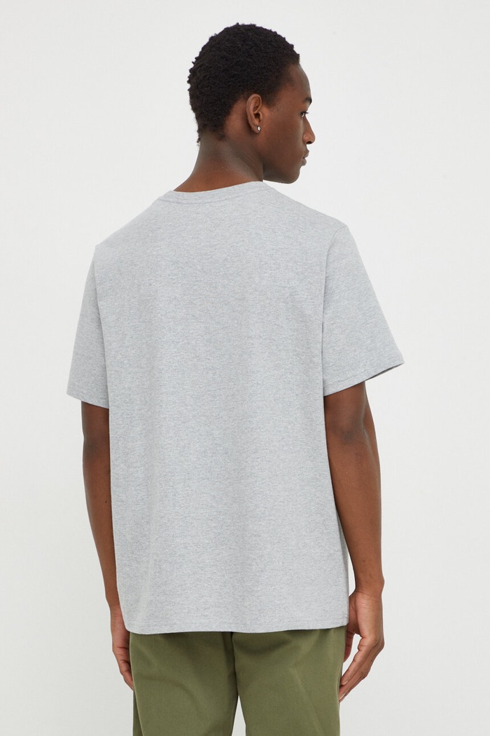 Ρούχα Levi's basic t-shirt ανδρικό βαμβακερό RELAXED FIT TEE 16143 γκρί
