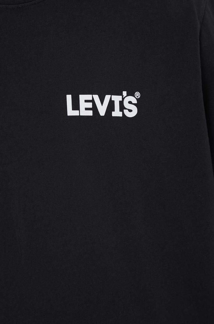 Levi's basic t-shirt ανδρικό βαμβακερό RELAXED FIT TEE 16143 μαύρο