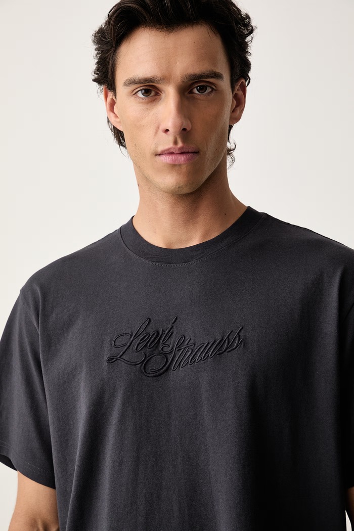 Levi's T-shirt basic męski bawełniany RELAXED FIT TEE czarny 16143