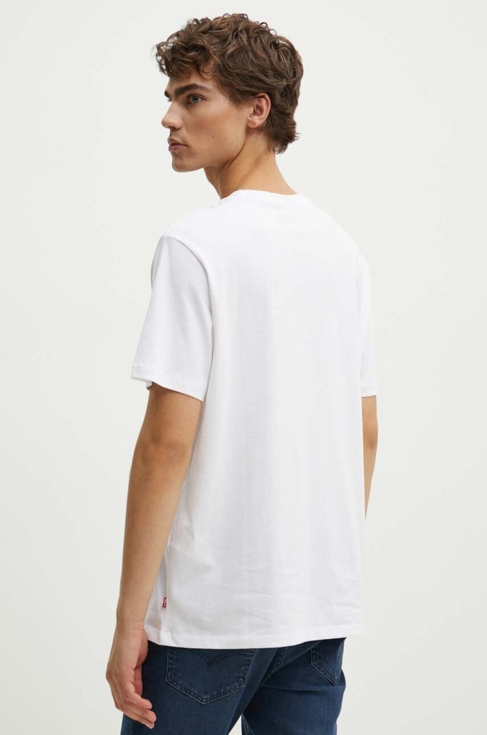 Levi's tricou din bumbac 22491 alb AA00