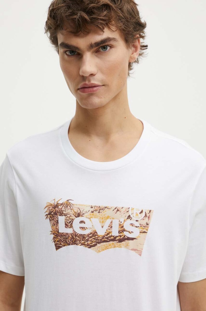 Îmbrăcăminte Levi's tricou din bumbac 22491 alb