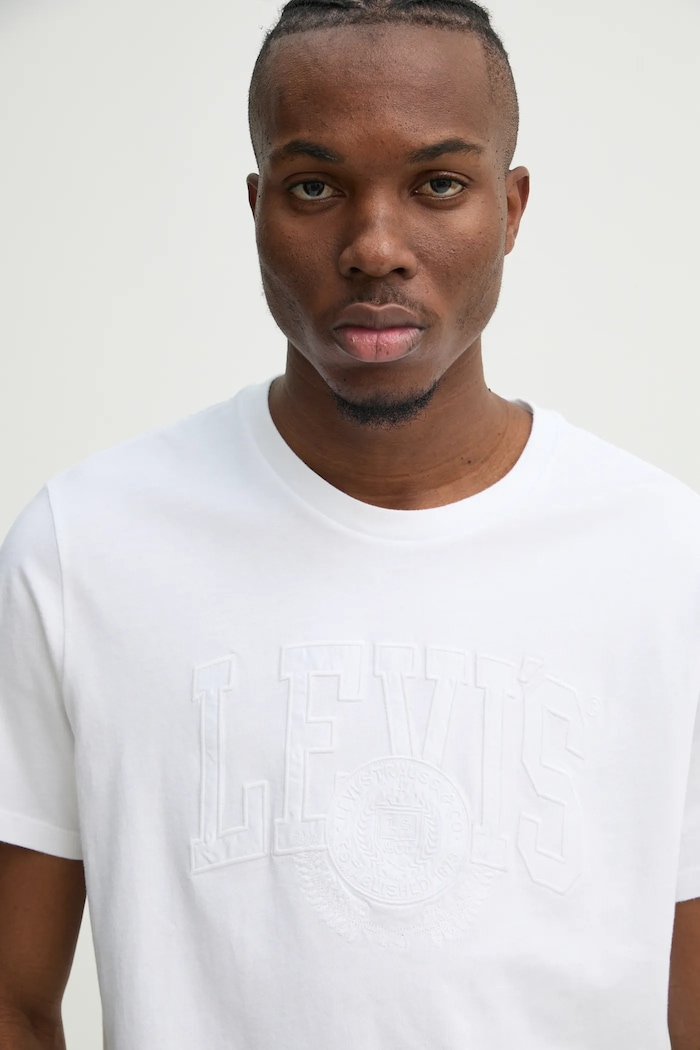 Levi's t-shirt GRAPHIC CREWNECK biały 22491