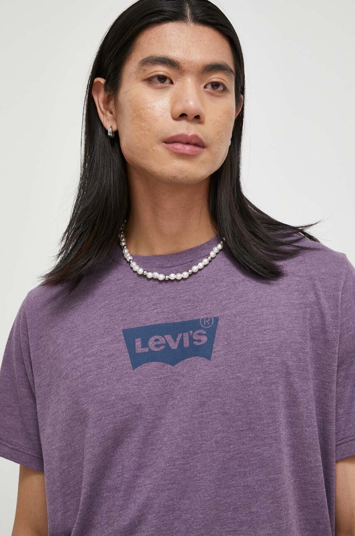 Kratka majica Levi's vijolična 22491