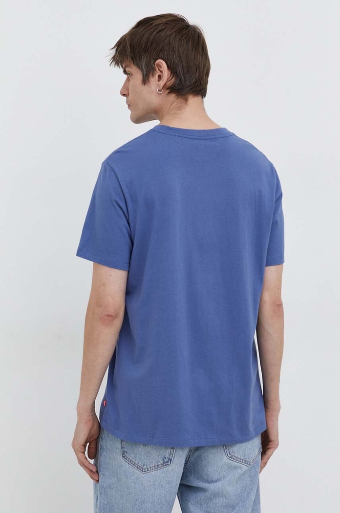 Odzież Levi's t-shirt GRAPHIC CREWNECK 22491 niebieski