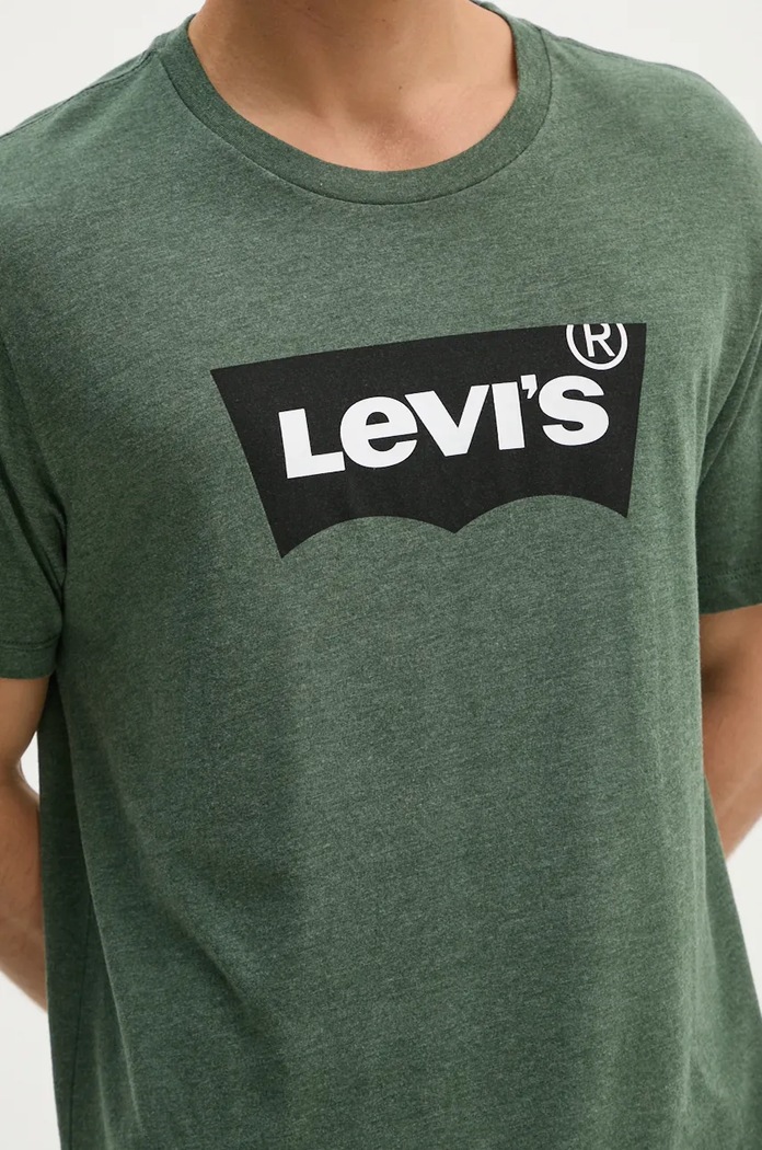 Levi's t-shirt GRAPHIC CREWNECK 22491 zielony