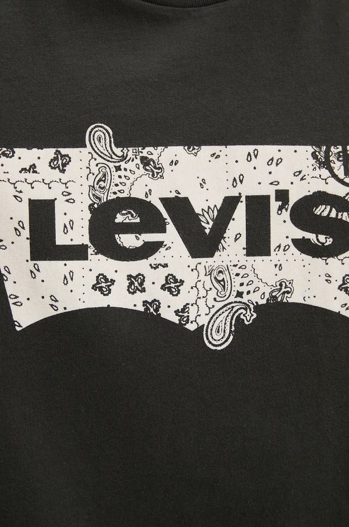 Levi's t-shirt GRAPHIC CREWNECK 22491 zielony