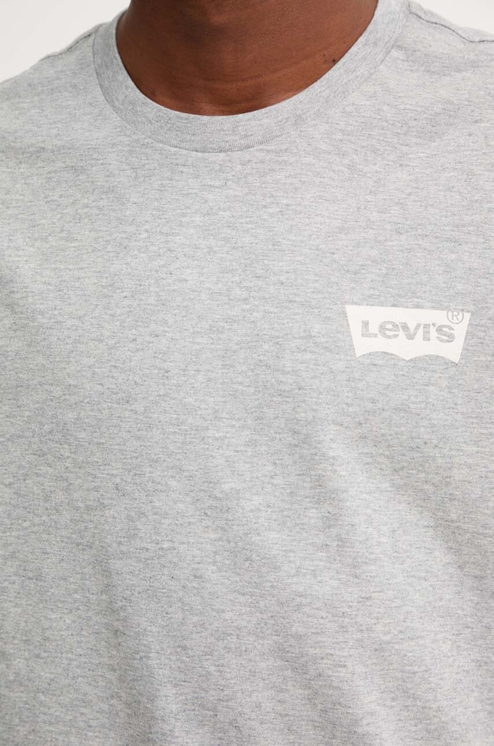 Bavlněné tričko Levi's 22491 šedá