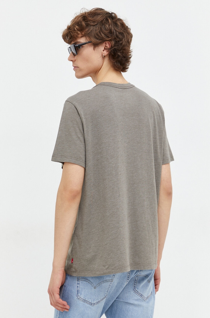 Odzież Levi's t-shirt GRAPHIC CREWNECK 22491 zielony