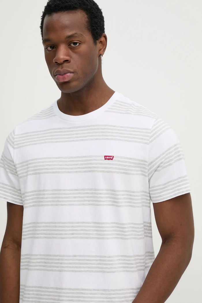 Tricou pentru bărbați din bumbac SS ORIGINAL HM TEE Levi's 56605 alb