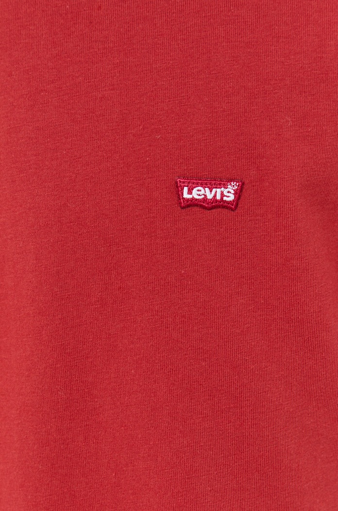 Bavlnené tričko Levi's 56605 červená