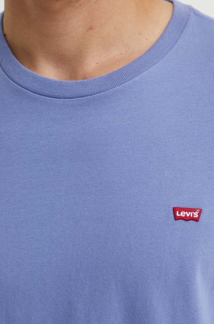 Bavlněné tričko Levi's 56605 fialová