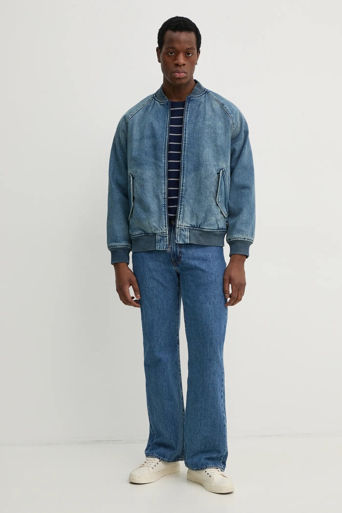 Βαμβακερό μπλουζάκι Levi's 56605 σκούρο μπλε AA00