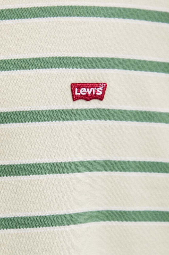 Bavlnené tričko Levi's 56605 béžová
