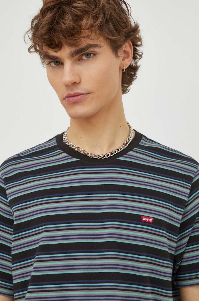 Памучна тениска Levi's многоцветен 56605