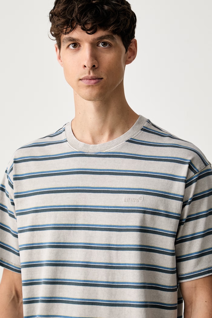 Levi's kratka majica moška bombažna RED TAB VINTAGE siva A0637