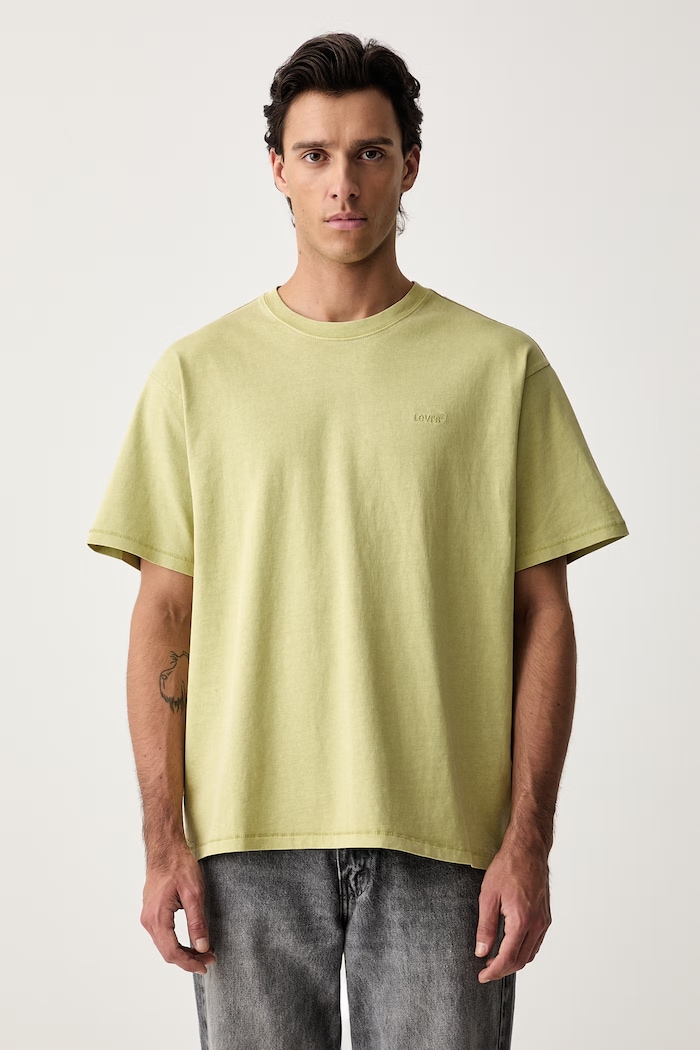 Levi's T-shirt męski bawełniany RED TAB VINTAGE zielony A0637