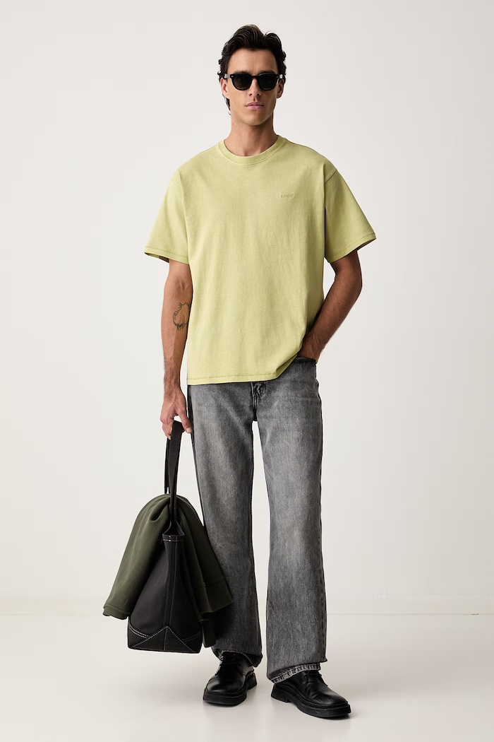 Levi's T-shirt męski bawełniany RED TAB VINTAGE A0637 zielony AA00