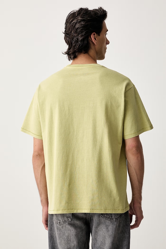 Odzież Levi's T-shirt męski bawełniany RED TAB VINTAGE A0637 zielony