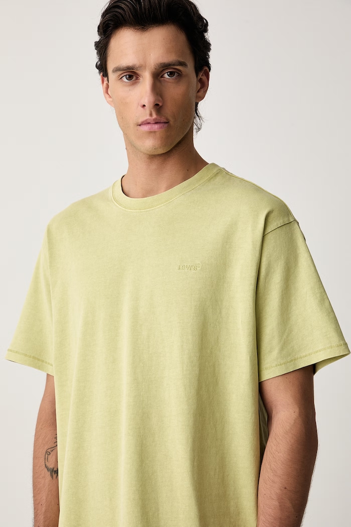 Levi's T-shirt męski bawełniany RED TAB VINTAGE zielony A0637
