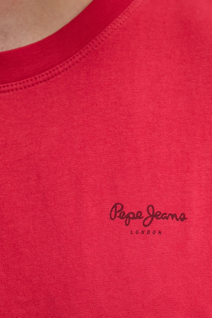 Bavlněné tričko Pepe Jeans Jacko PM508664 červená