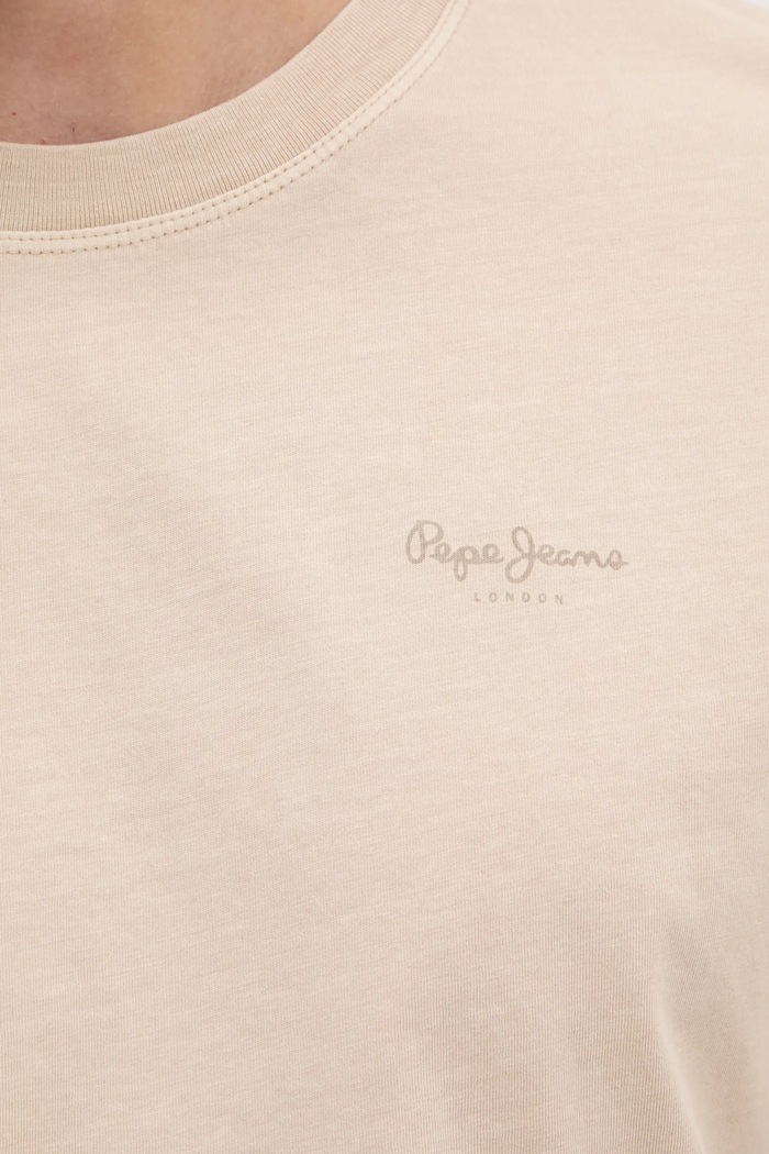 Bavlnené tričko Pepe Jeans Jacko PM508664 béžová