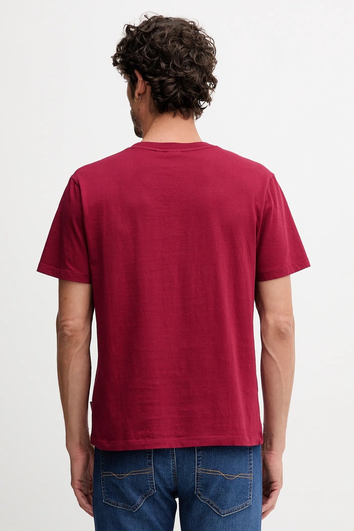Oblečenie Bavlnené tričko Pepe Jeans JACKO PM508664 burgundské