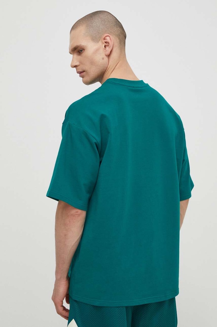 Odzież Fila t-shirt Lowell FAM0655 zielony
