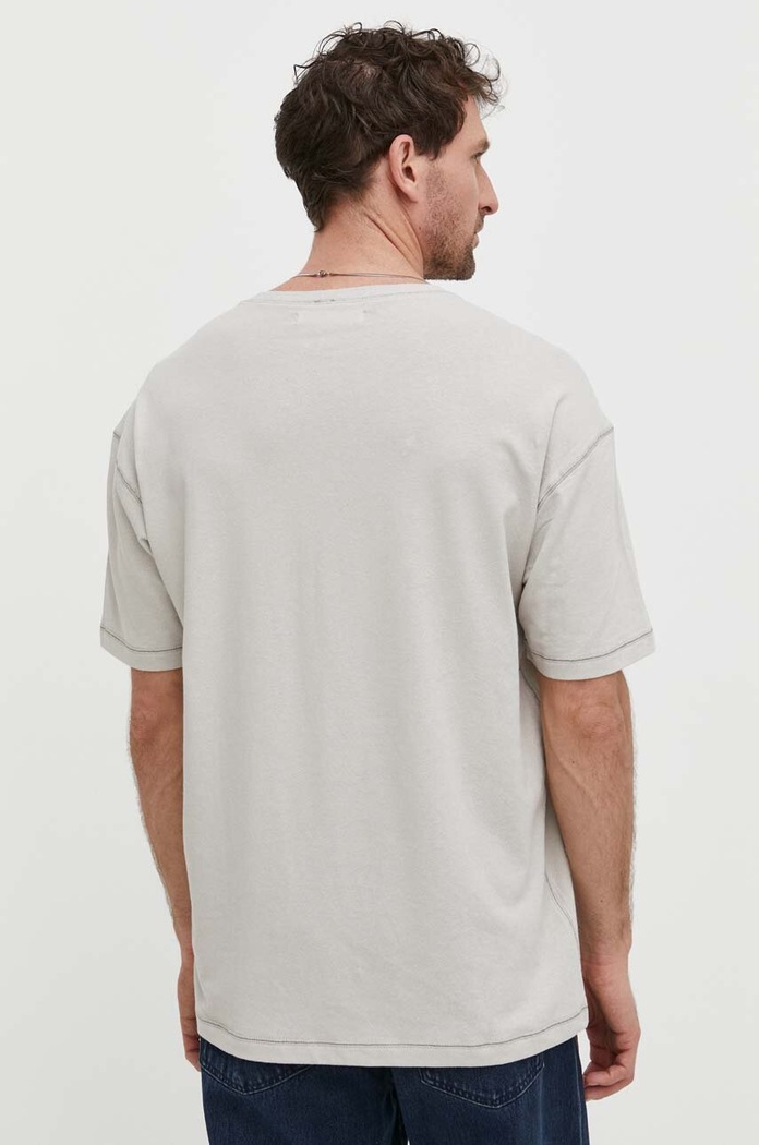 Îmbrăcăminte Samsoe Samsoe tricou de in M24100072 gri