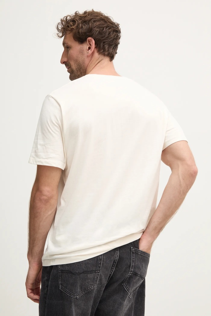 Oblečenie Bavlnené tričko Pepe Jeans Eggo PM508208 béžová
