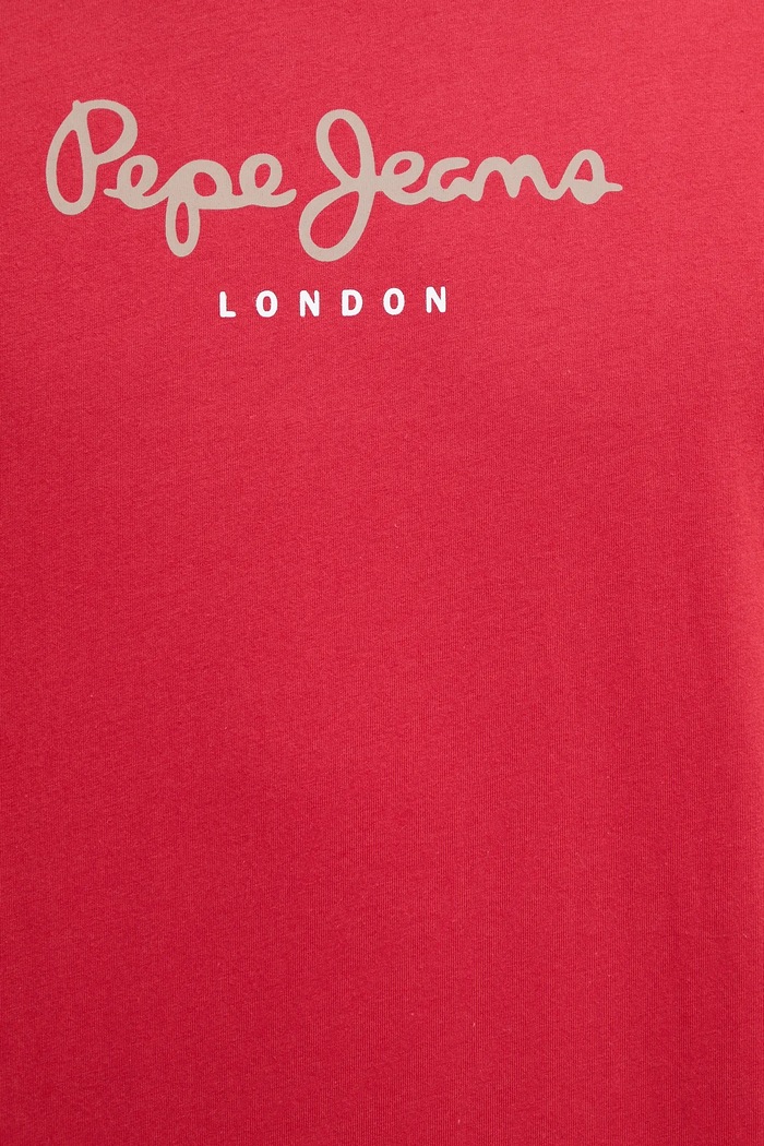 Pamučna majica Pepe Jeans Eggo PM508208 crvena