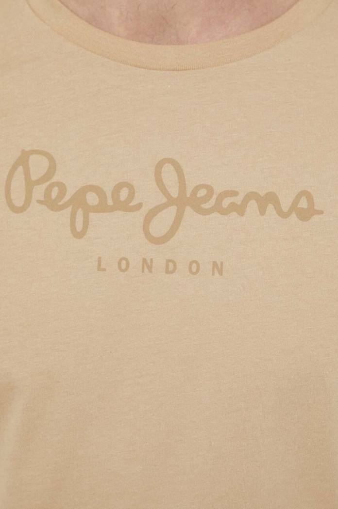 Pamučna majica Pepe Jeans Eggo N PM508208 bež