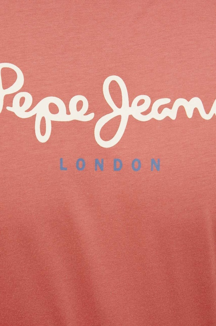 Pepe Jeans tričko pánské bavlněné EGGO N PM508208 červená