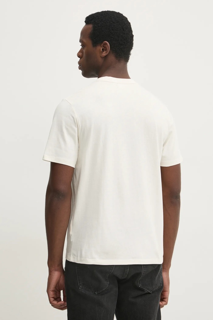 Odzież Pepe Jeans T-shirt bawełniany Connor PM509206 beżowy