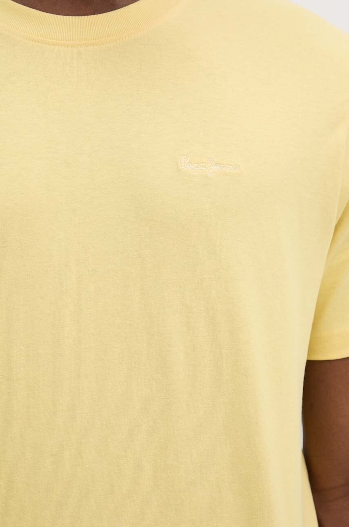 Pepe Jeans t-shirt bawełniany Connor PM509206 żółty