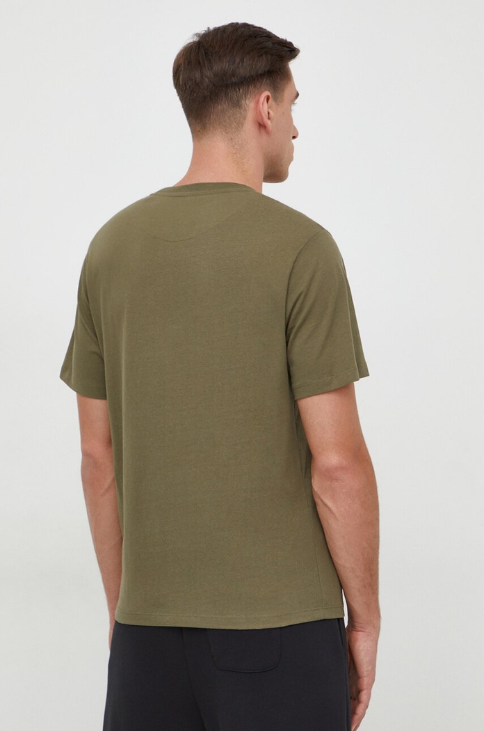 Odzież Pepe Jeans t-shirt bawełniany Connor PM509206 zielony