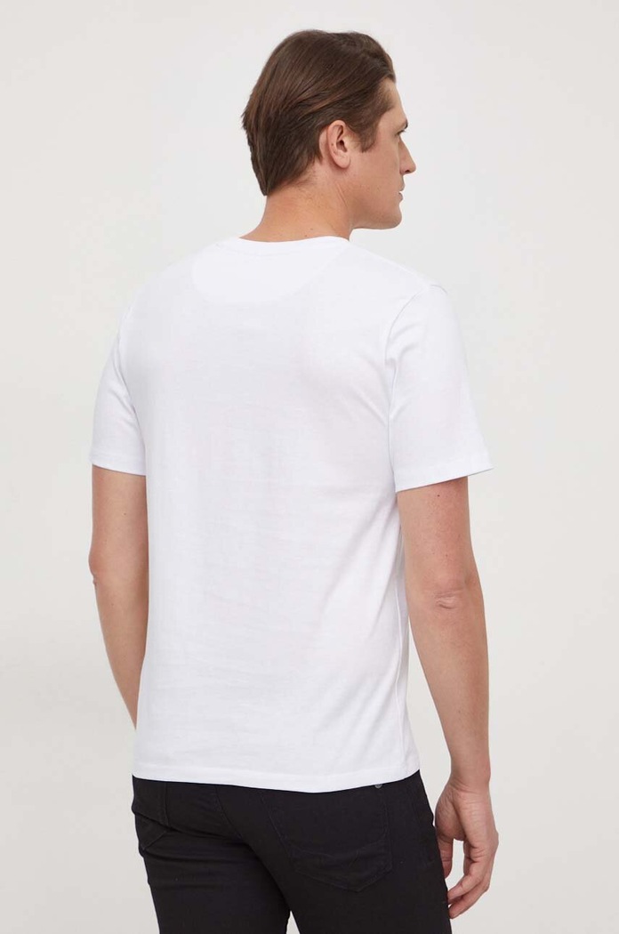 Oblečenie Bavlnené tričko Pepe Jeans CLEMENT PM509220 biela