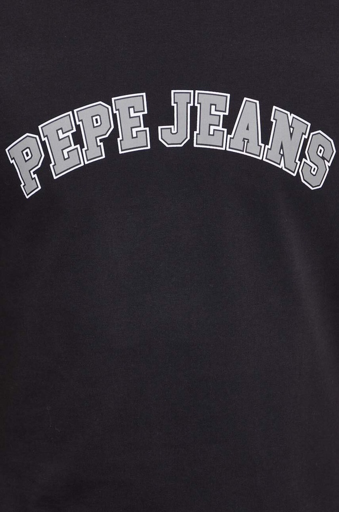 Bavlněné tričko Pepe Jeans CLEMENT PM509220 černá