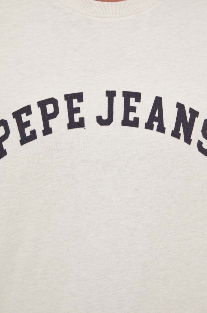Pepe Jeans tricou din bumbac PM509224 bej